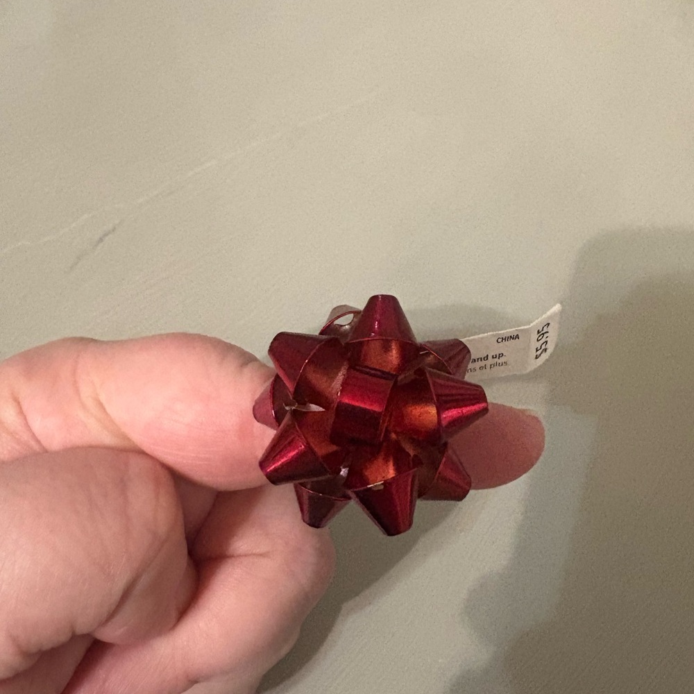 Pier 1 Red Gift Bow Ring